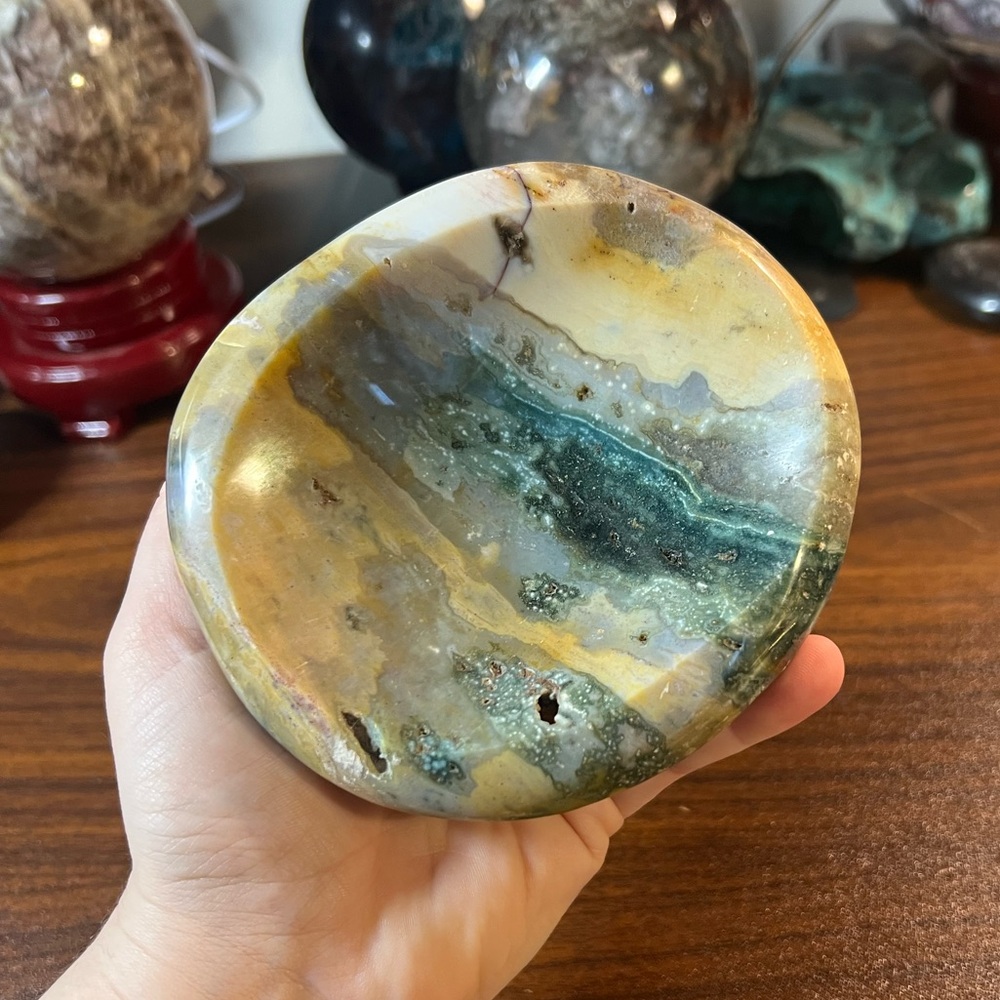 Ocean Jasper Bowl 🔮 617g